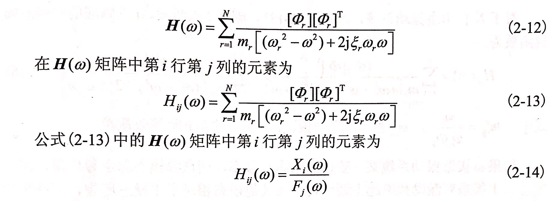 金剛石鋸片模態(tài)實驗原理-傳遞函數(shù)的確定