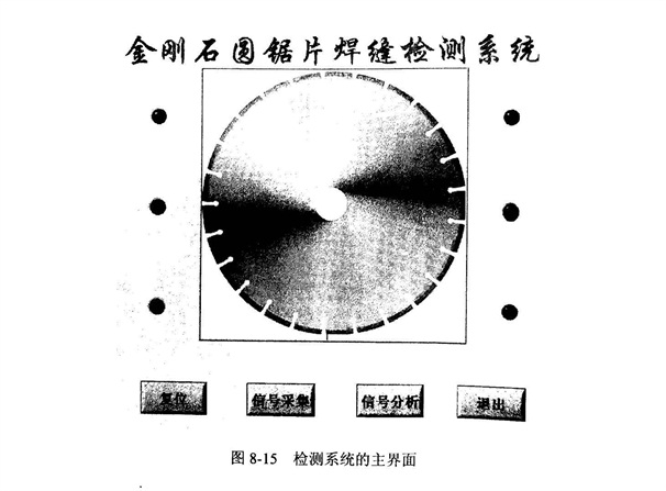 金剛石切割片的焊縫檢測系統(tǒng)軟件設(shè)計(jì)